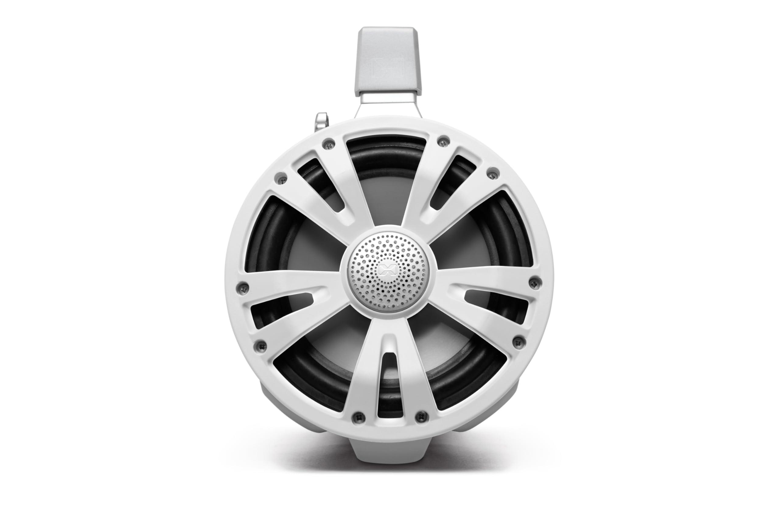 SoundExtreme SoundExtreme T8 ExtremeTower Powersports Marine Waterproof Sealed 8-inch 2-Way Wired Passive Speakers 2-pc Set White