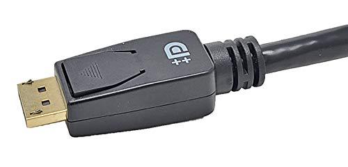 MICRO CONNECTORS MICRO CONNECTORS 15 Feet VESA Certified DisplayPort 1.4 Cable with Latch (M05-14DPV-15)