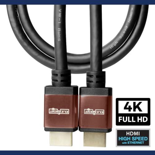 Element-Hz Element-Hz 4K HDMI Cable High Speed w/Ethernet (20 Meters / 65.6ft)