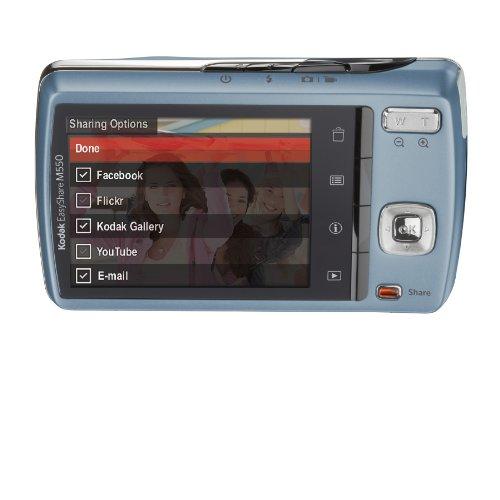 KODAK Kodak Easyshare M550 12 MP Digital Camera with 5x Wide Angle Optical Zoom and 2.7-Inch LCD (Blue)