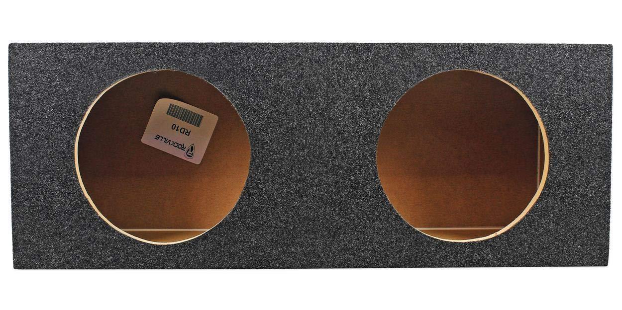 Rockville Rockville RD10 Dual 10 1.0 cu.ft. 3/4" MDF Sealed Subwoofer Enclosure Sub Box