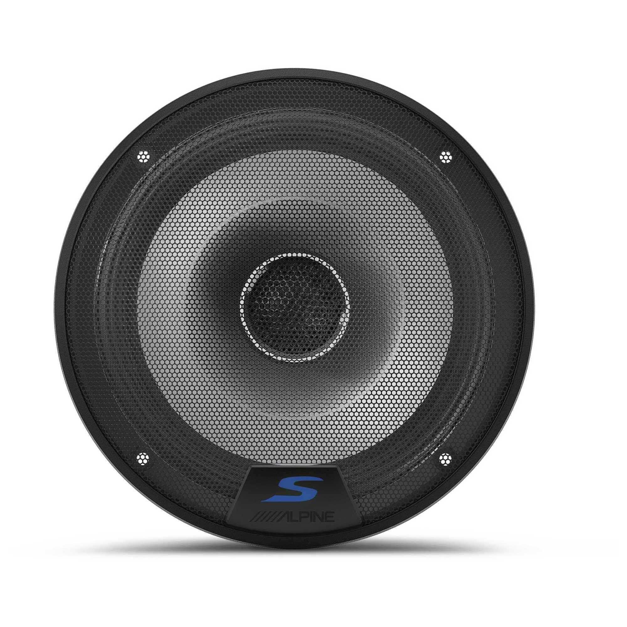 Alpine Alpine S2-S65 S-Series 6.5" Coaxial & KTE-S65G 6.5" S-Series Speaker Grill Bundle