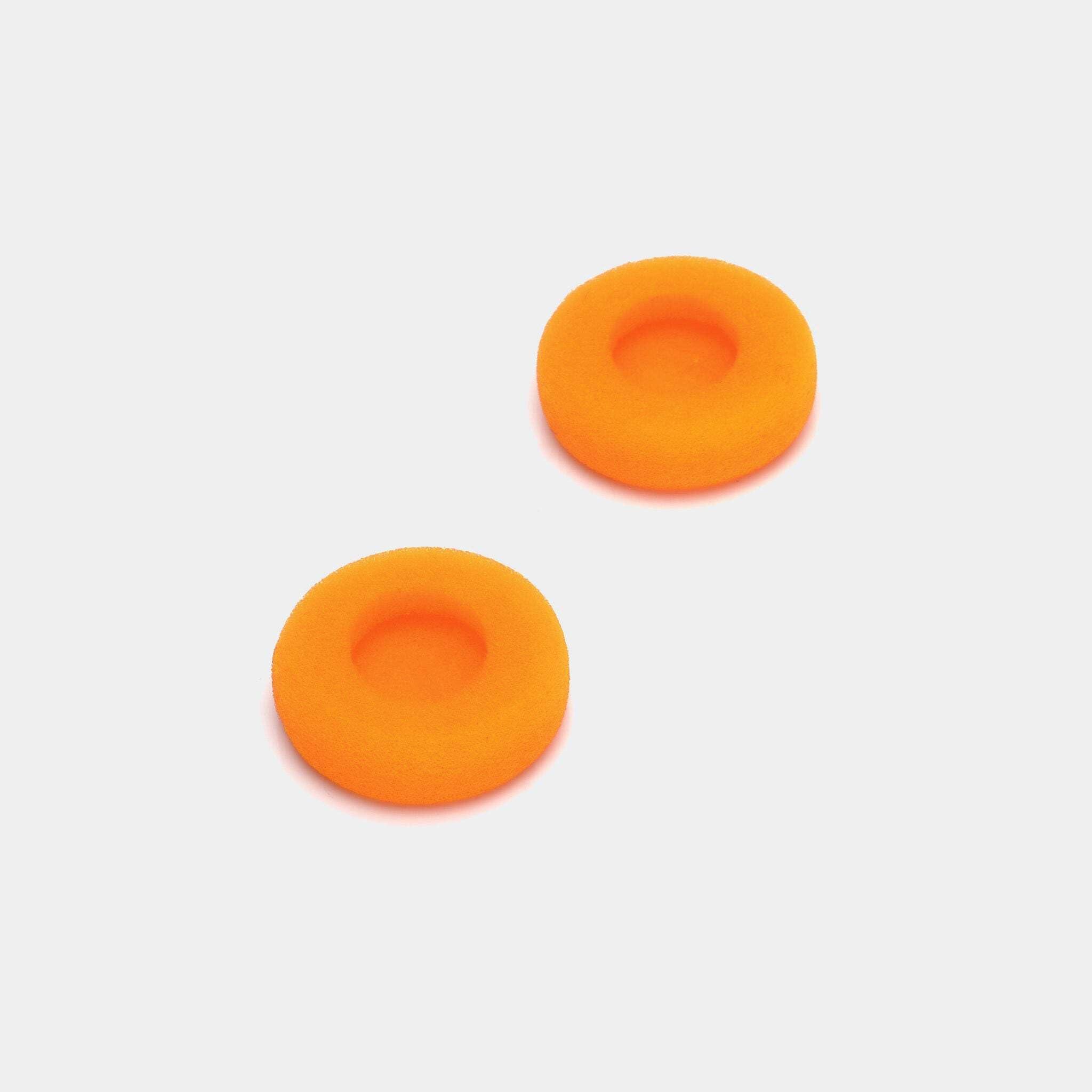 Retrospekt Replacement Foam Pad Cushions for Headphones - 1.5\" Diameter orange
