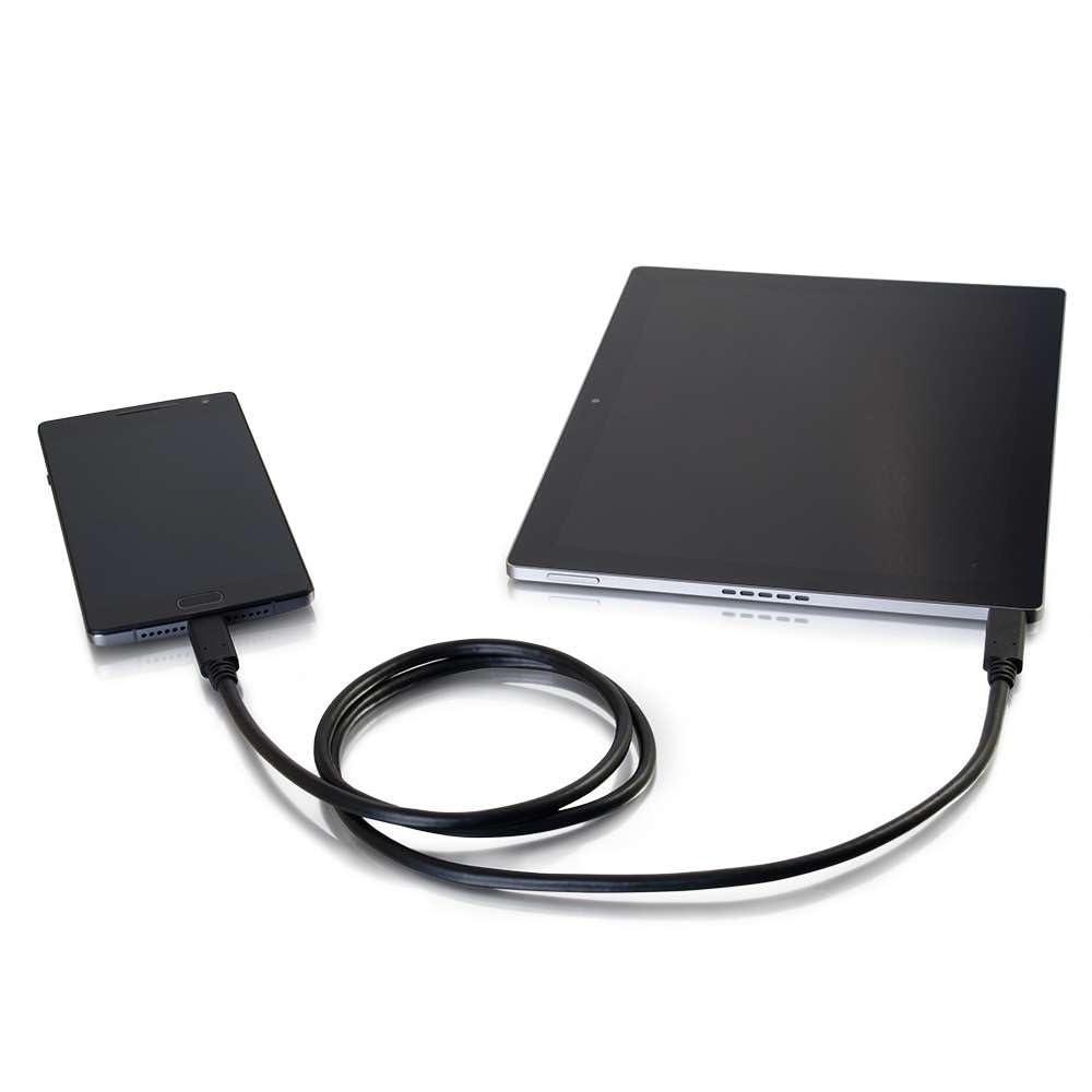 C2G C2G Legrand 10G USB C Extension Cable, USB Short Extension Cable, Black USB Extension Cord, High-Speed Extension Cable, 1 Meter USB Extension Cable 3 ft, 1 Count, C2G 28848