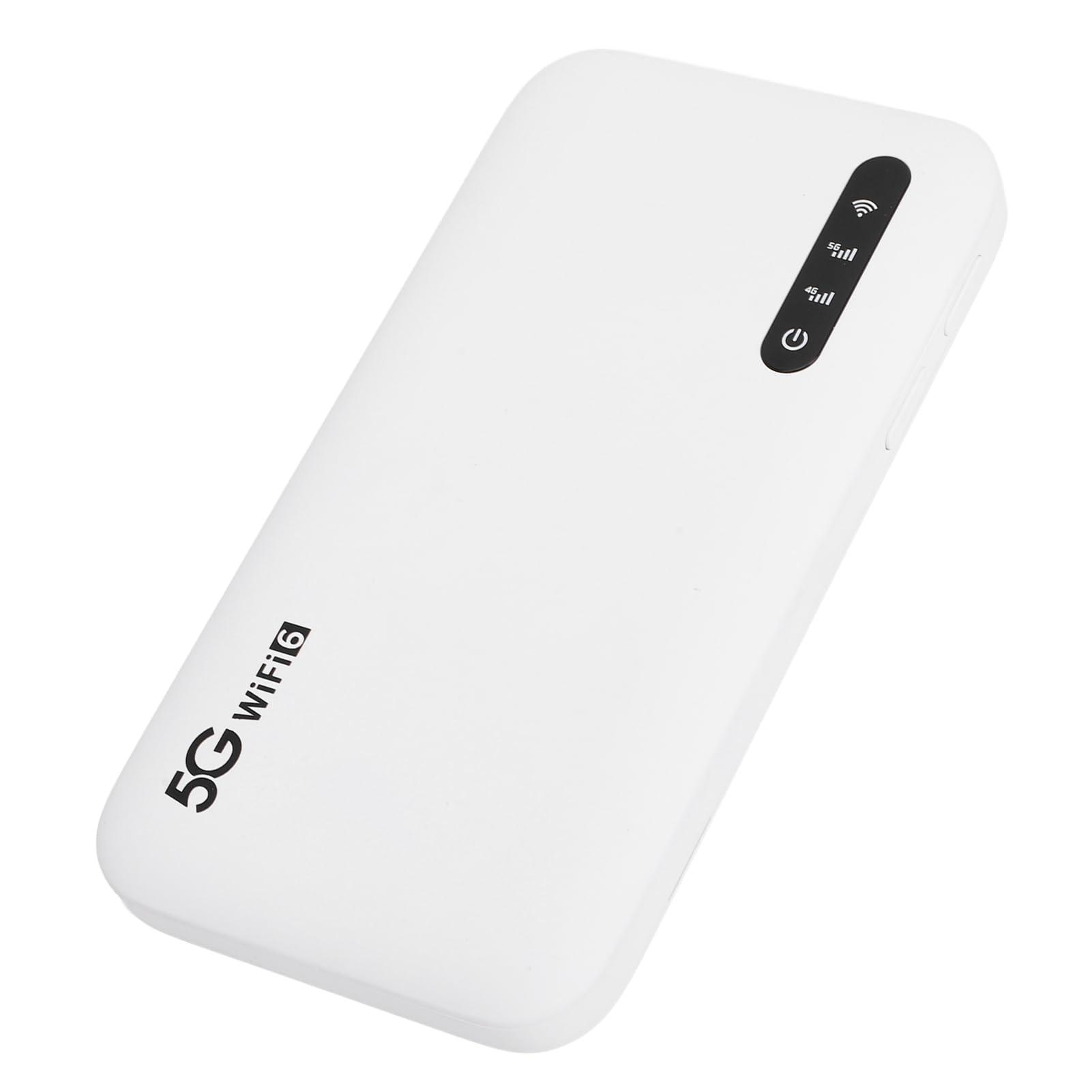 GOWENIC 5G 6 Mobile Hotspot, 5G Portable Mobile Hotspot for Travel, High Speed Hotspot Router with SIM Card Slot, Pocket Portable Router Support 16 Devices for Phone Tablet