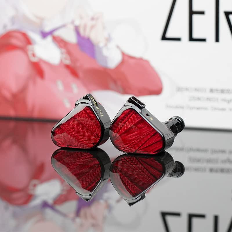 Fanmusic Fanmusic TRUTHEAR x Crinacle Zero:RED Dual Dynamic Drivers in Ear Headphone with 0.78 2Pin Cable