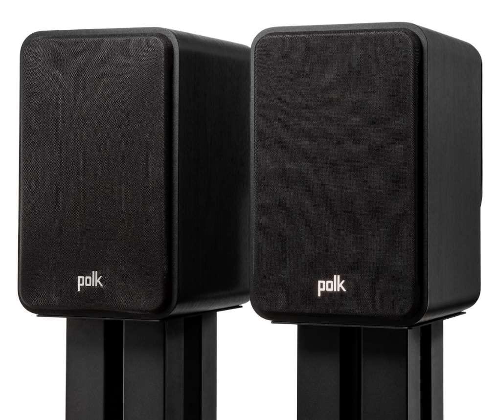 Polk Audio Polk Signature Elite ES15 Bookshelf Speaker - Hi-Res Audio Certified, Dolby Atmos & DTS:X Compatible, 1\" Tweeter & 5.25\" Woofer, Power Port Technology for Effortless Bass (Pair, Stunning Black)