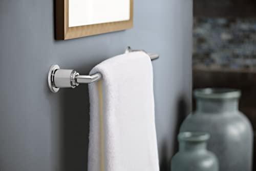Moen Moen YB0818CH Arris 18-Inch Modern Single Towel Bar, Chrome