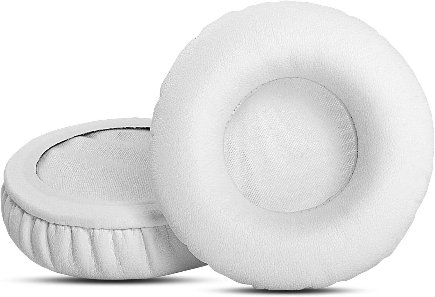 MinHutYa 1 Pair of Replacement Ear Pads Cushion Earpads Compatible with Sony MDR-ZX330BT MDR-ZX300 MDR-ZX310 Headset (White)