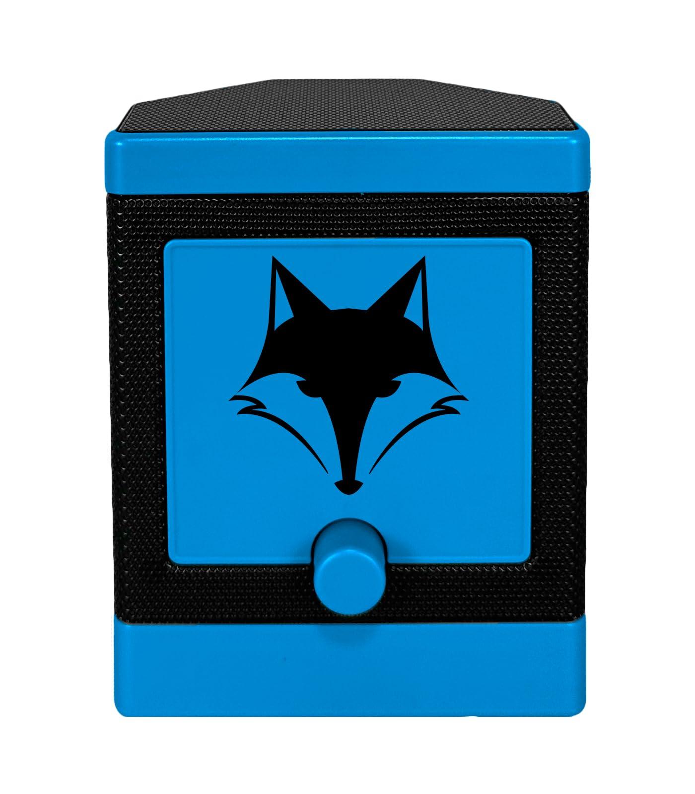 Desert Fox Desert Fox DJ-10 Wireless Golf Speaker - Bluetooth Speaker Built Specifically for Golf - Magnetic Attachment to Golf Cart (Gray w/US Flag)