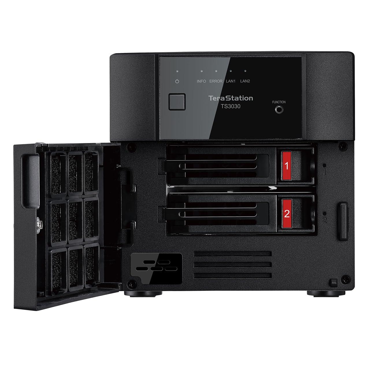 BUFFALO BUFFALO TeraStation 3230DN 2-Bay 16TB (2x8TB) Desktop Small-Med Business NAS w/Hard Drives Included