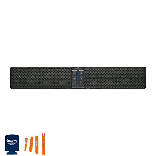 PowerBass PowerBass 1 XL-850 8 Speaker Bluetooth Powersports Soundbar and 1 Set of XL-SBTCLAMP Thin C Clamp