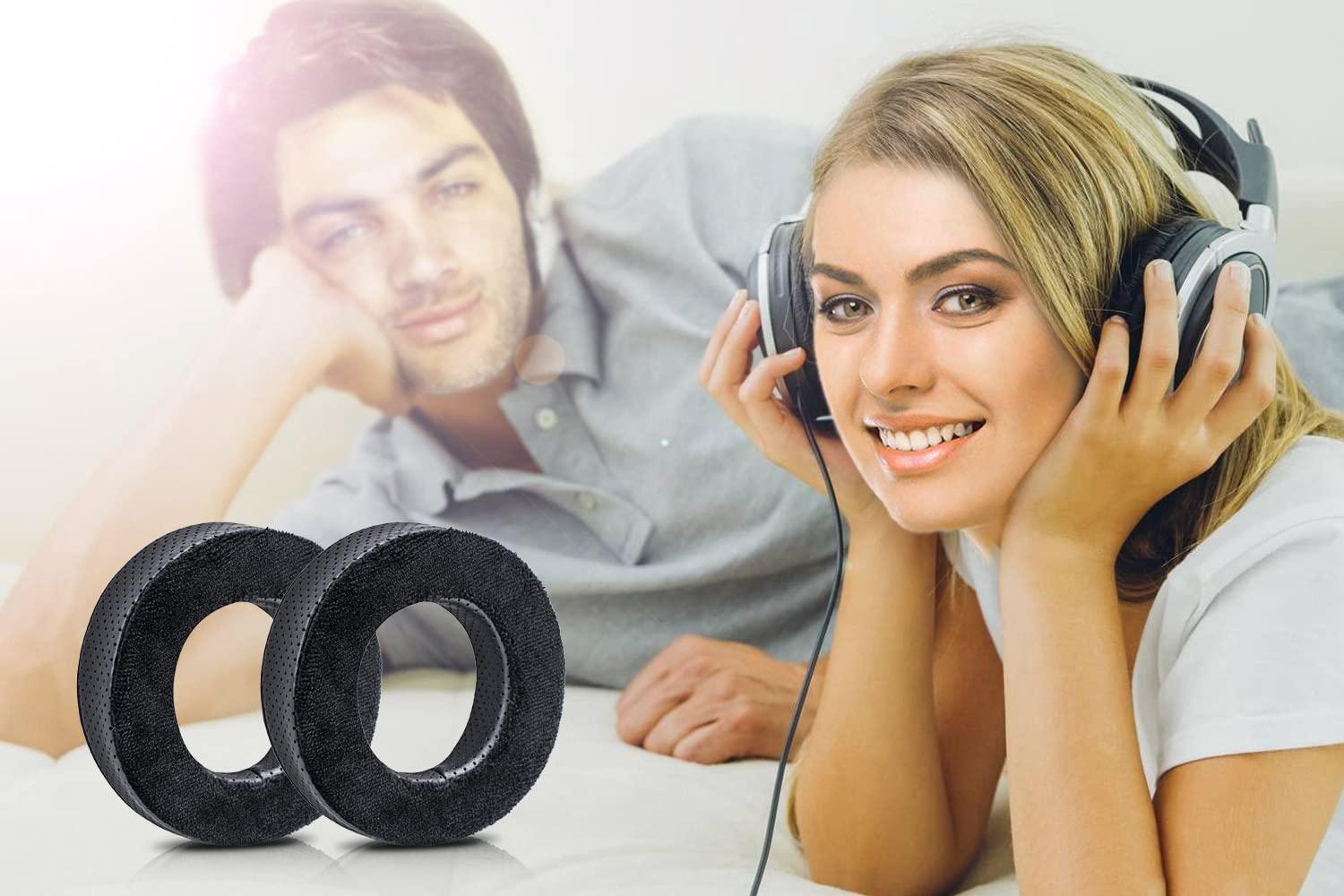 LTYIVABHTTW Earpads Compatible with DT770, DT880, DT990, DT 770 Pro, DT 880 Pro, DT 990 Pro, DT 1770 Pro, MMX 300, DT 1990 Pro, DT 177X, T 90 Headphones (Hybrid Velour)