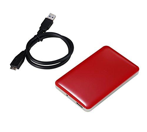 BIPRA Bipra U3 2.5 inch USB 3.0 Mac Edition Portable External Hard Drive - Red (1 TB)