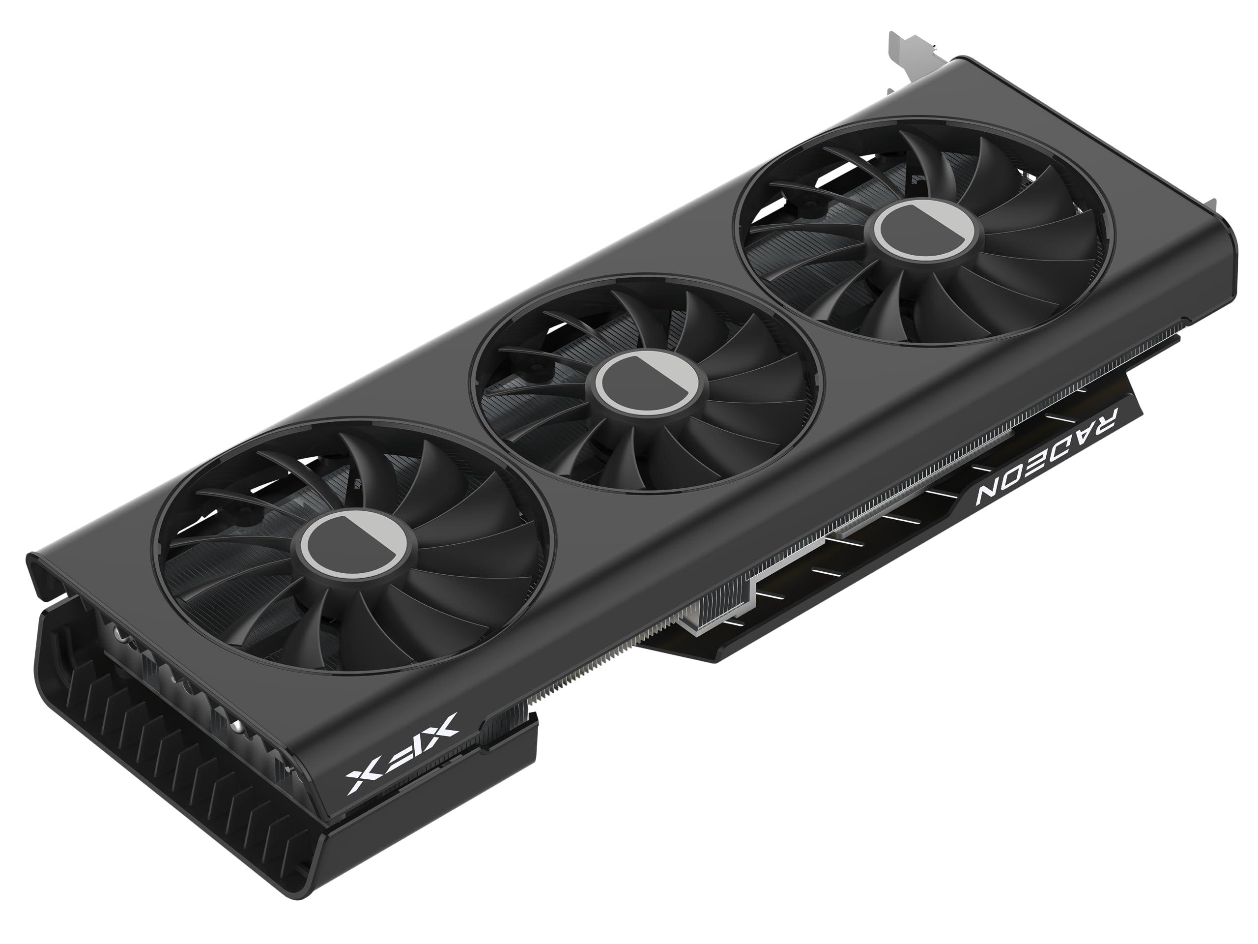 XFX XFX Speedster QICK319 RX 7700 XT Black Gaming Graphics Card 12GB GDDR6 HDMI 3xDP, AMD RDNA 3 RX-77TQICKB9