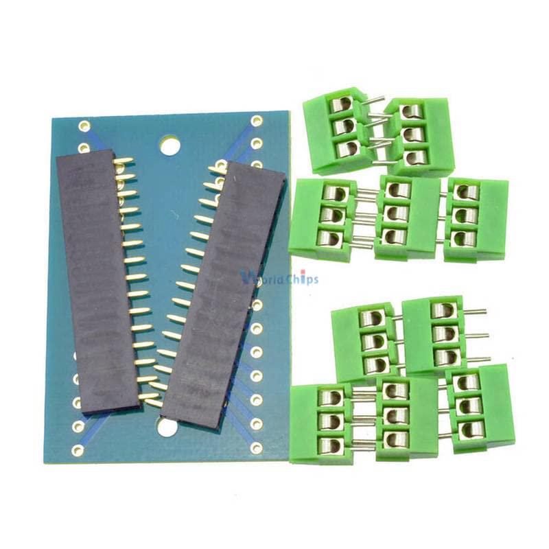 DirectNine Basics Expansion Board Terminal Adapter DIY Kit for Arduino Nano IO Shield V1.0