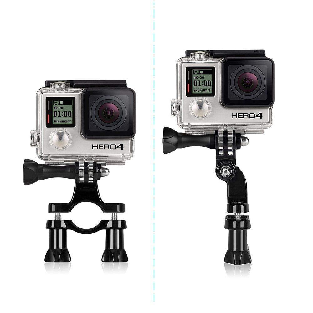 Supkeyer Action Camera Accessories Handlebar Head Chest Mount Strap Harness Adaptor with Cell Phone Clip for Gopro Hero/iPhone 15 14 13 12 11 Pro Max