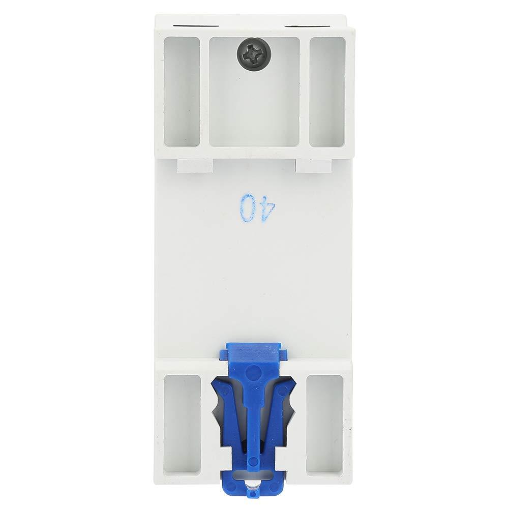 LiebeWH Single Phase Voltage Protector, Adjustable Over and Under Voltage Current Protector 230VAC Current Protector for Appliances(63A)