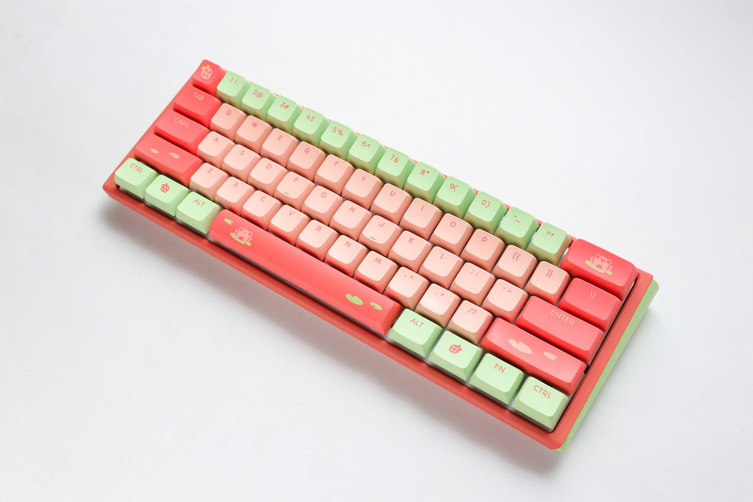 Ducky Channel Ducky x MK One 3 Mini Strawberry Frog (Cherry MX Clear)