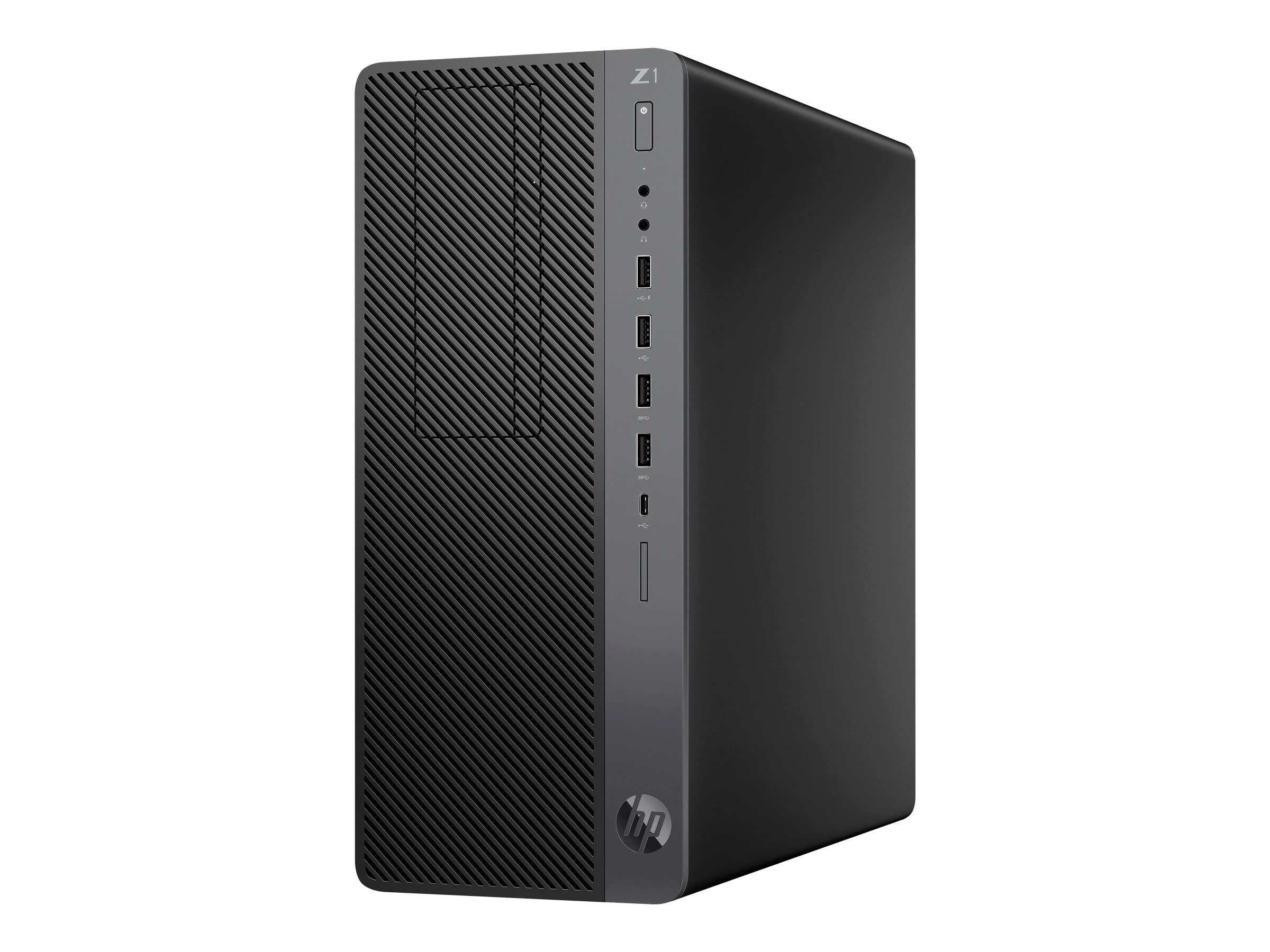 HP HP Z1 Entry Tower G5 Workstation, Intel Eight Core 9th Gen i7 9700 3.0Ghz, 32GB DDR4 RAM, 1TB NVMe PCIe M.2 SSD, USB Type C, Windows 10 Pro (Renewed)