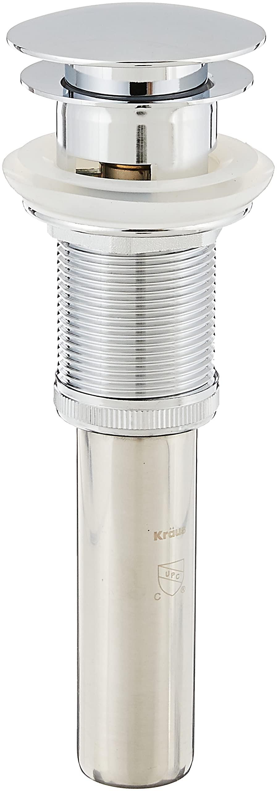 Kraus KRAUS Pop-Up Drain with Overflow in Chrome, PU-11CH