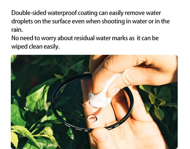 Kase Kase SMP MCUV III Screw-in Slim UV Filter Multicoated Tempered Hardened Optical Glass Anti-Flare Low Reflection (77mm)