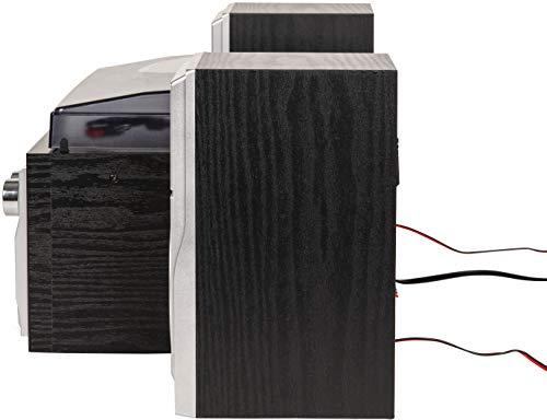 Crosley Crosley CR7014A-BK Eclipse 3-Speed Turntable with Bluetooth, AM/FM Radio, CD/Cassette Player, USB, SD Card Reader, Aux-in