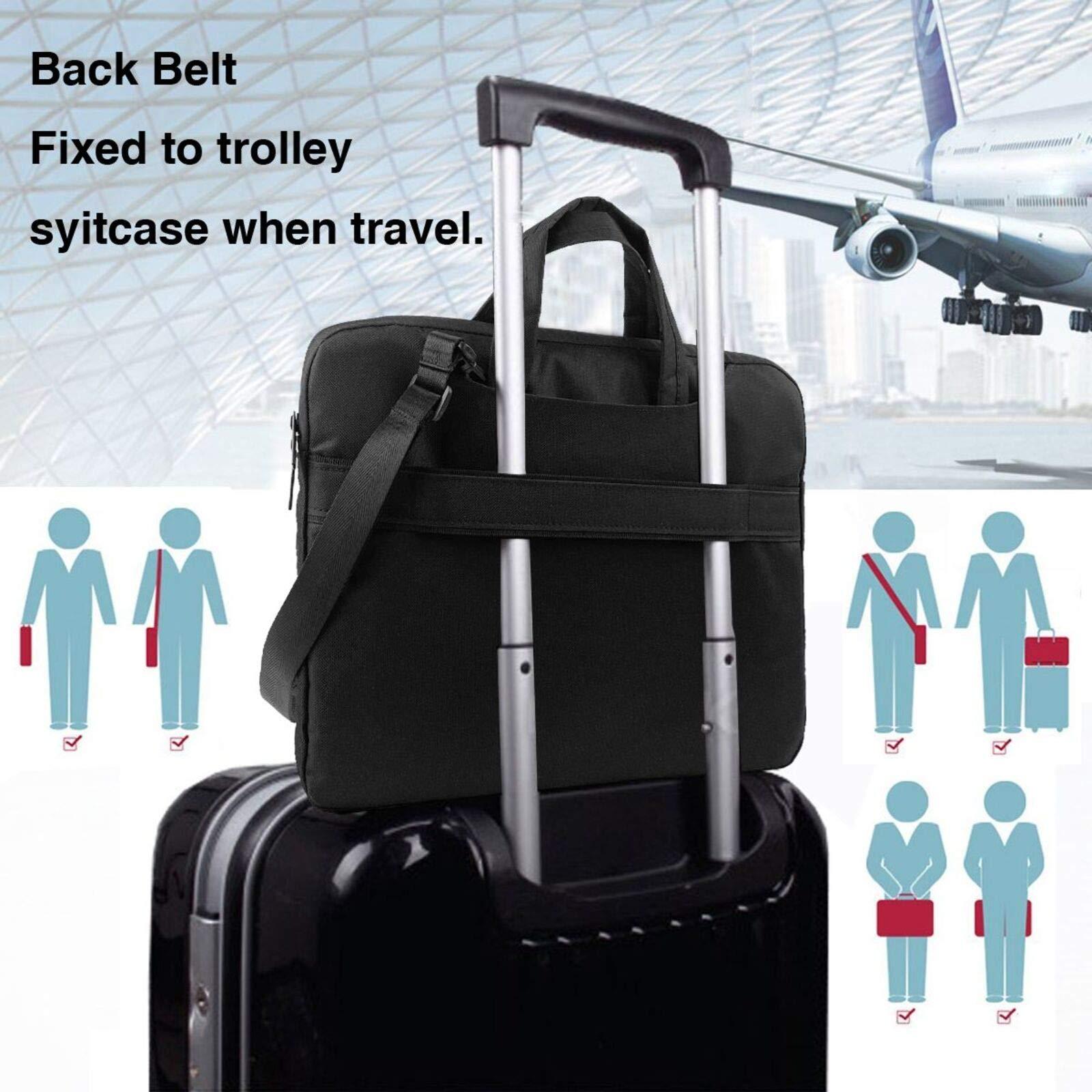 Kdsefhhcb Green fish Print Laptop Bag Pouch Briefcase Fits 13/14/15.6 inch Notebook Computer Bags for Women Men