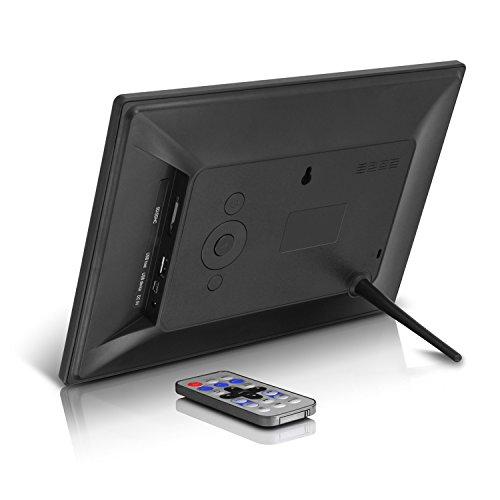 Aluratek Aluratek ADMSF310F 10-Inch Digital Photo Frame with Energy Efficient Motion Sensor 4GB Built in Memory (Black)