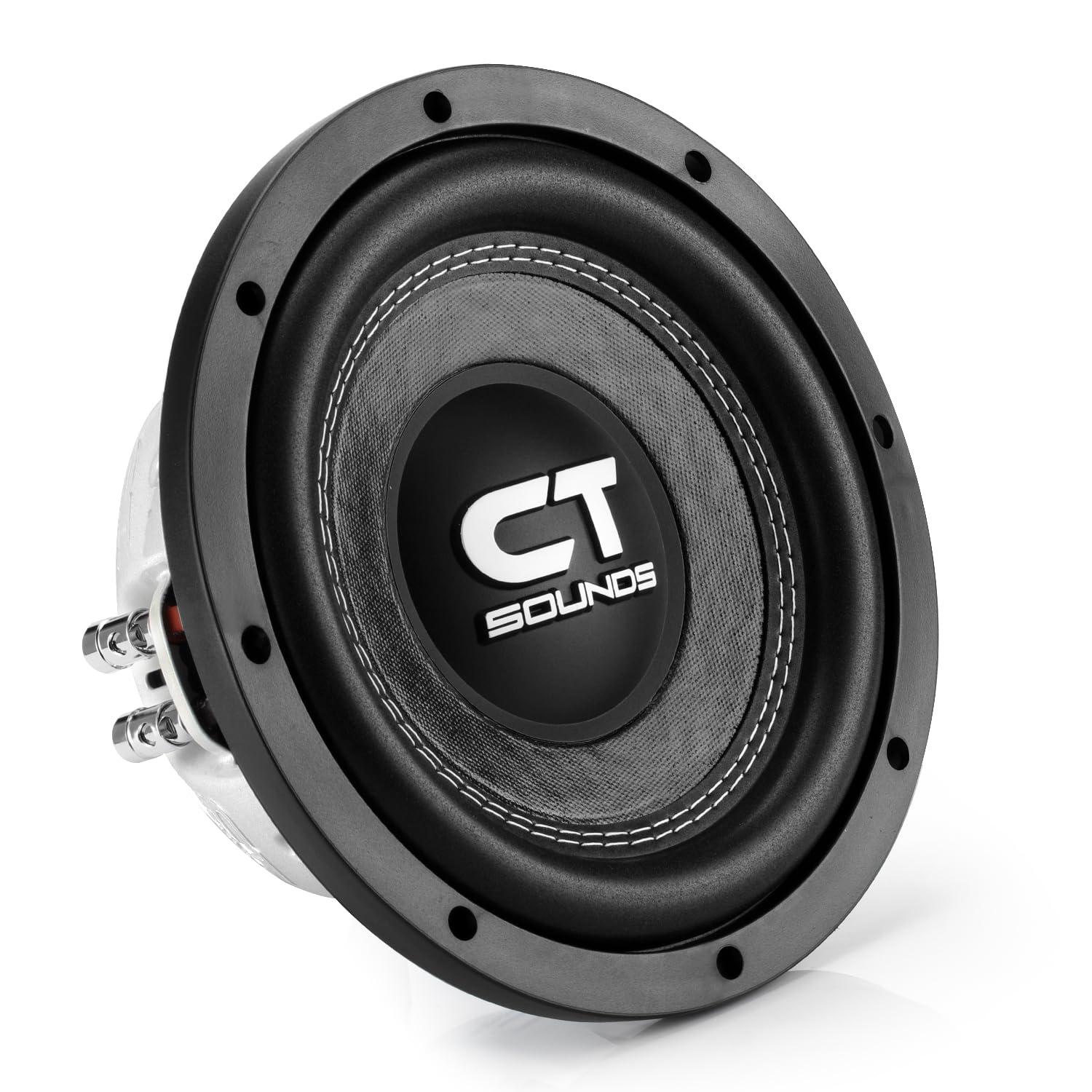 CT Sounds CT Sounds Hydro 8 Dual 2-Ohm 600-Watt Shallow Mount Car Subwoofer