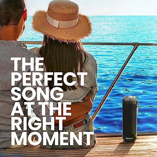 BOSS Audio Systems BOSS Audio Systems BOLT Portable Wireless Bluetooth Speaker - Black, Loud 1.5 Inch Speakers With Bass, Weatherproof, Flashlight, Sold In Pairs, For Outdoor, Home, Party, iPhone, Computer, Desktop