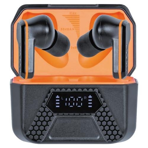 Klein Tools Klein Tools AESEB2 Elite Bluetooth Jobsite Earbuds, True Wireless Earplugs, 25dB NRR Hearing Protection, 24-Hour Playtime, Digital LED Display