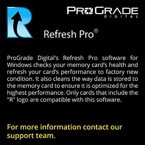 ProGrade Digital SD UHS-II 256GB Card V60 Up to 130MB/s Write Speed and 250 MB/s Read Speed | for Professional Vloggers, Filmmakers, Photographers & Content Curators by Prograde Digital