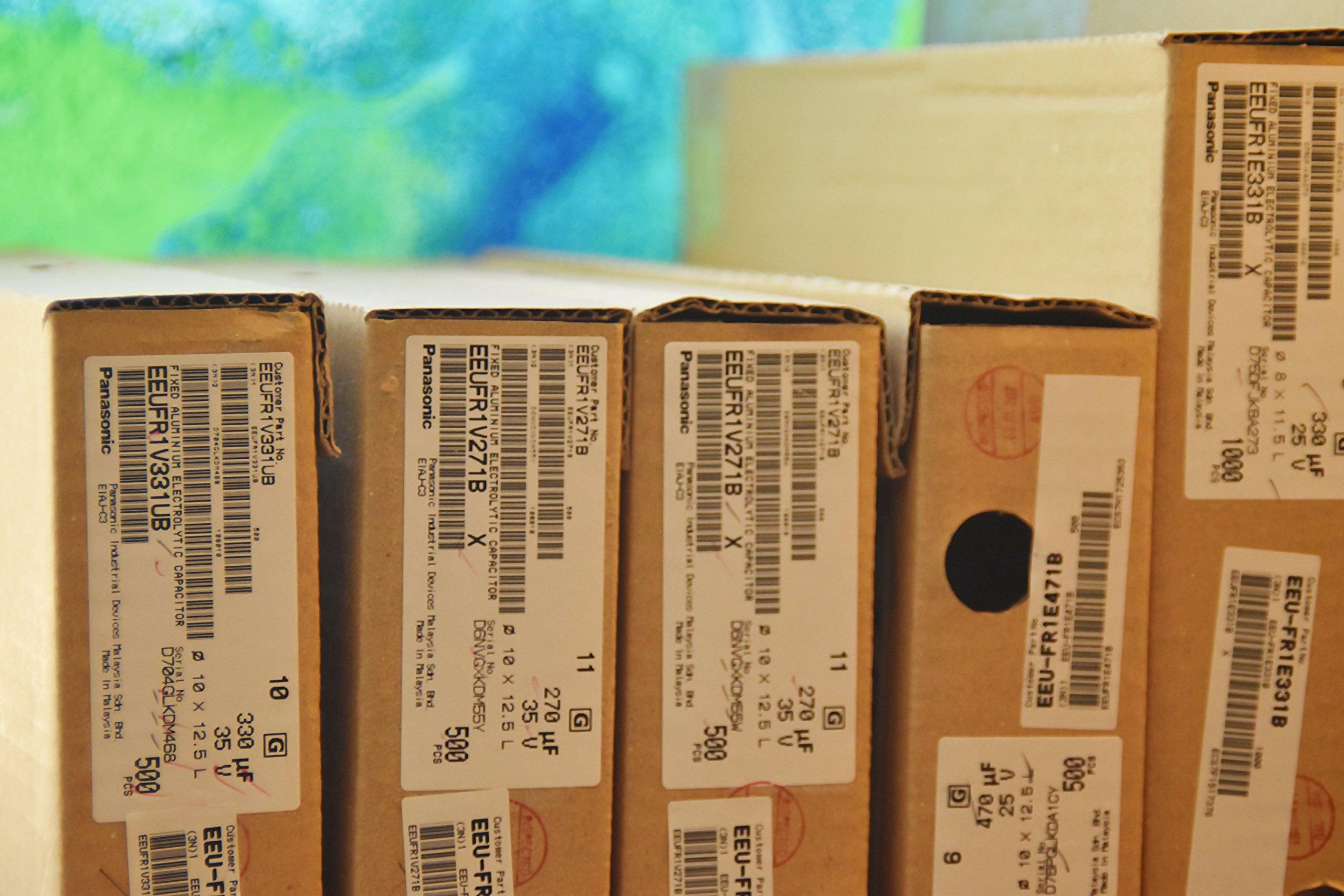 Panasonic Replacement for 6 pcs Panasonic FM Series Capacitors 16V 1000uf Low Impedance