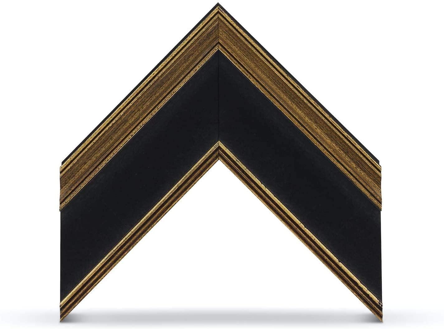 Frame My TV Frame My TV Deco TV Frames - Antique Gold & Black Smart Frame Compatible ONLY with Samsung The Frame TV (75\", Fits 2021-2024 Frame TV)