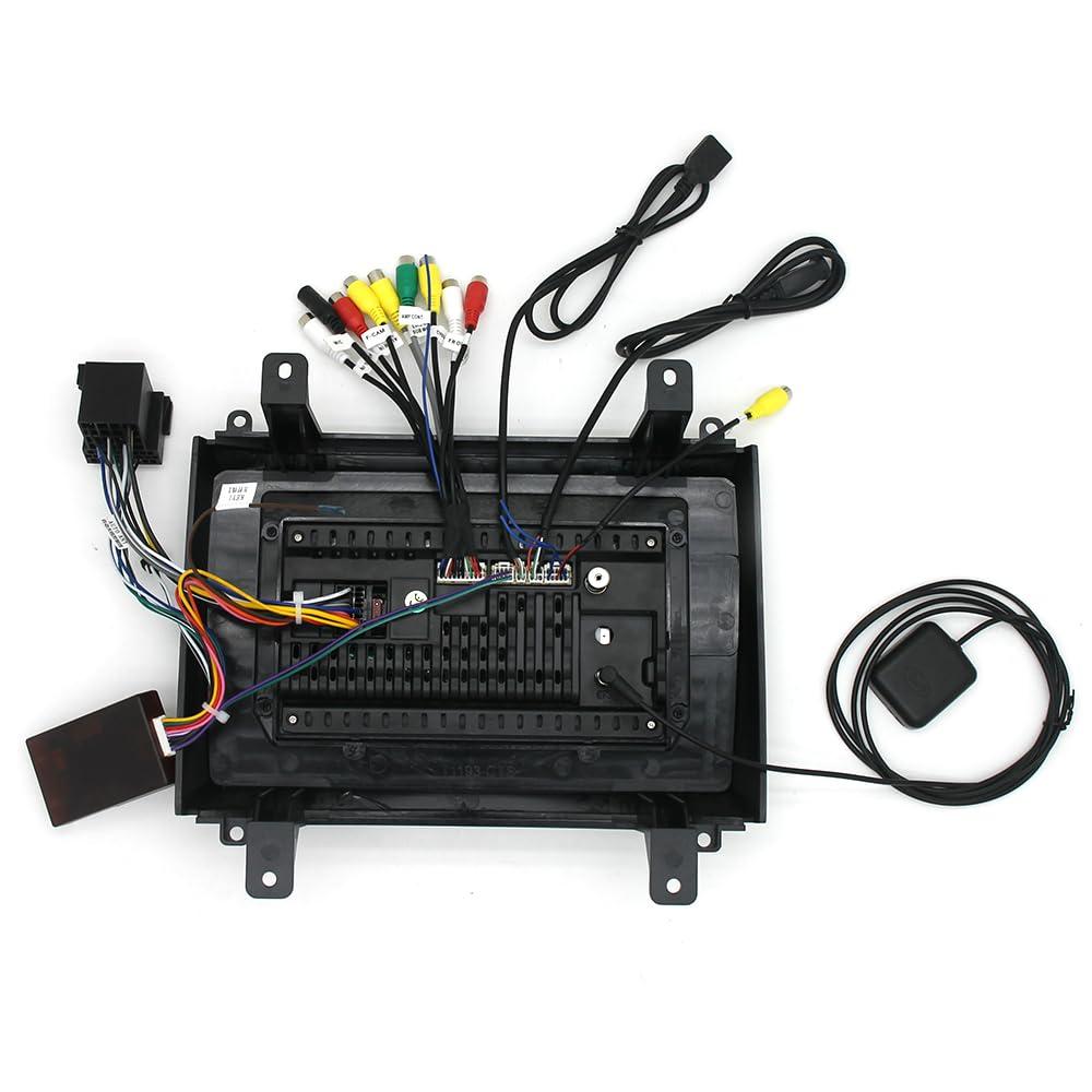 AZUIQiMeng AZUIQIMENG Android 13 10Inch HD Touch Screen Compatible with 2003-2007 Ca-dillac CTS SRX Radio Car Audio Multimedia Receiver w/Carplay Android Auto GPS Radio Navigation AHD Camera, 2+32G