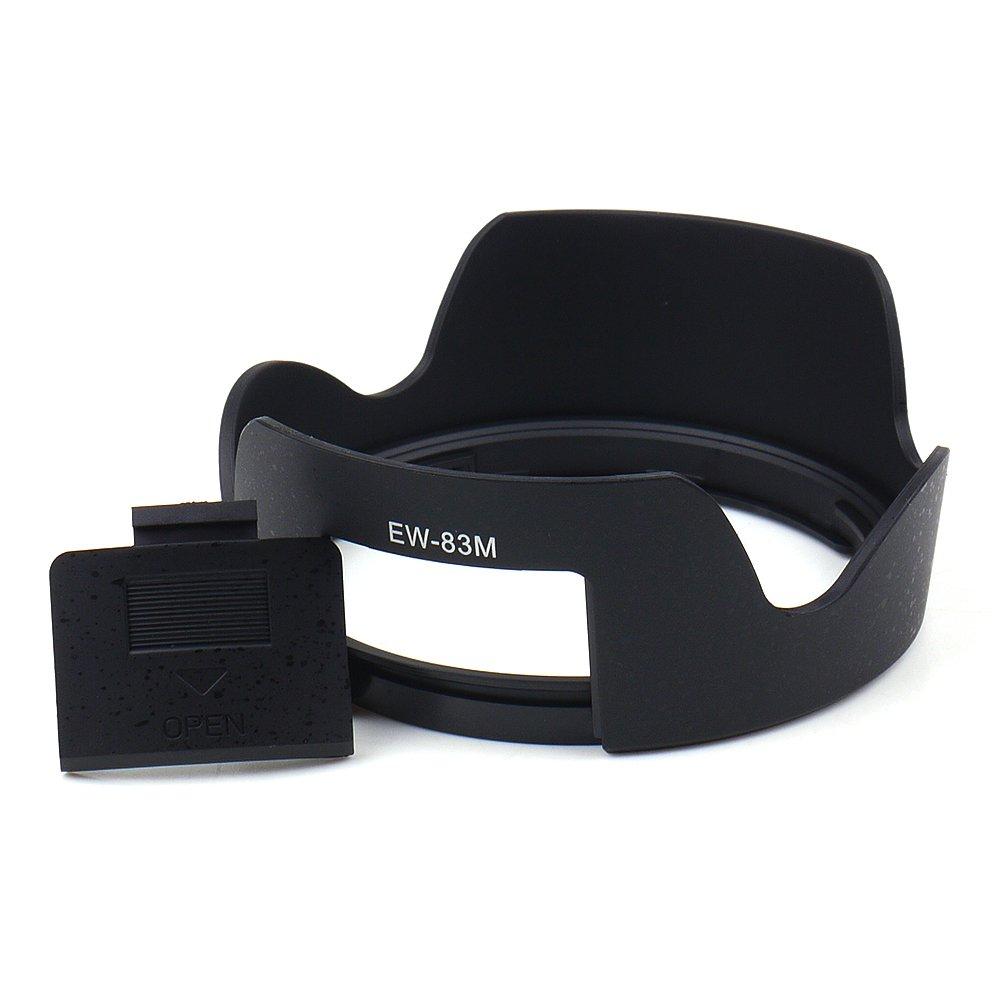 Pixco EW-83M Bayonet Mount Lens Hood for Canon EF 24105mm f/3.5-5.6 is STM Lens Camera Replacement(EW-83M Replacement)