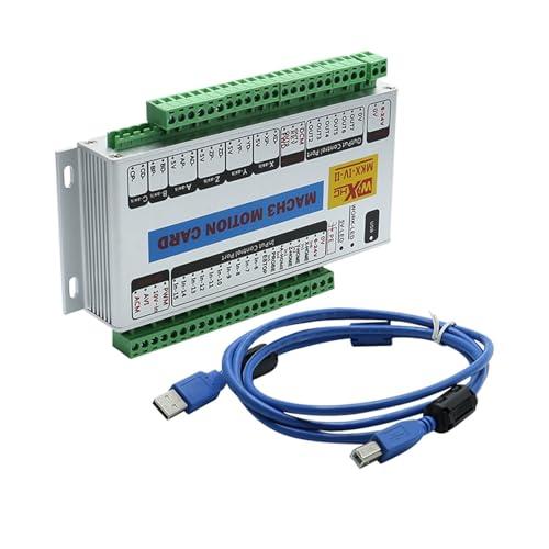 JOCCOS XHC MKX-ET Ethernet USB Mach3 Breakout Board 3 4 6 Axis Motion Control Card 2MHz Support For Engraver Stepper Servo Motor (Size : MK3-ET 3 Axis)