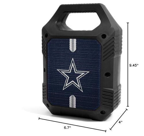 SOAR SOAR NFL ShockBox XL LED Wireless Bluetooth Speaker, Dallas Cowboys