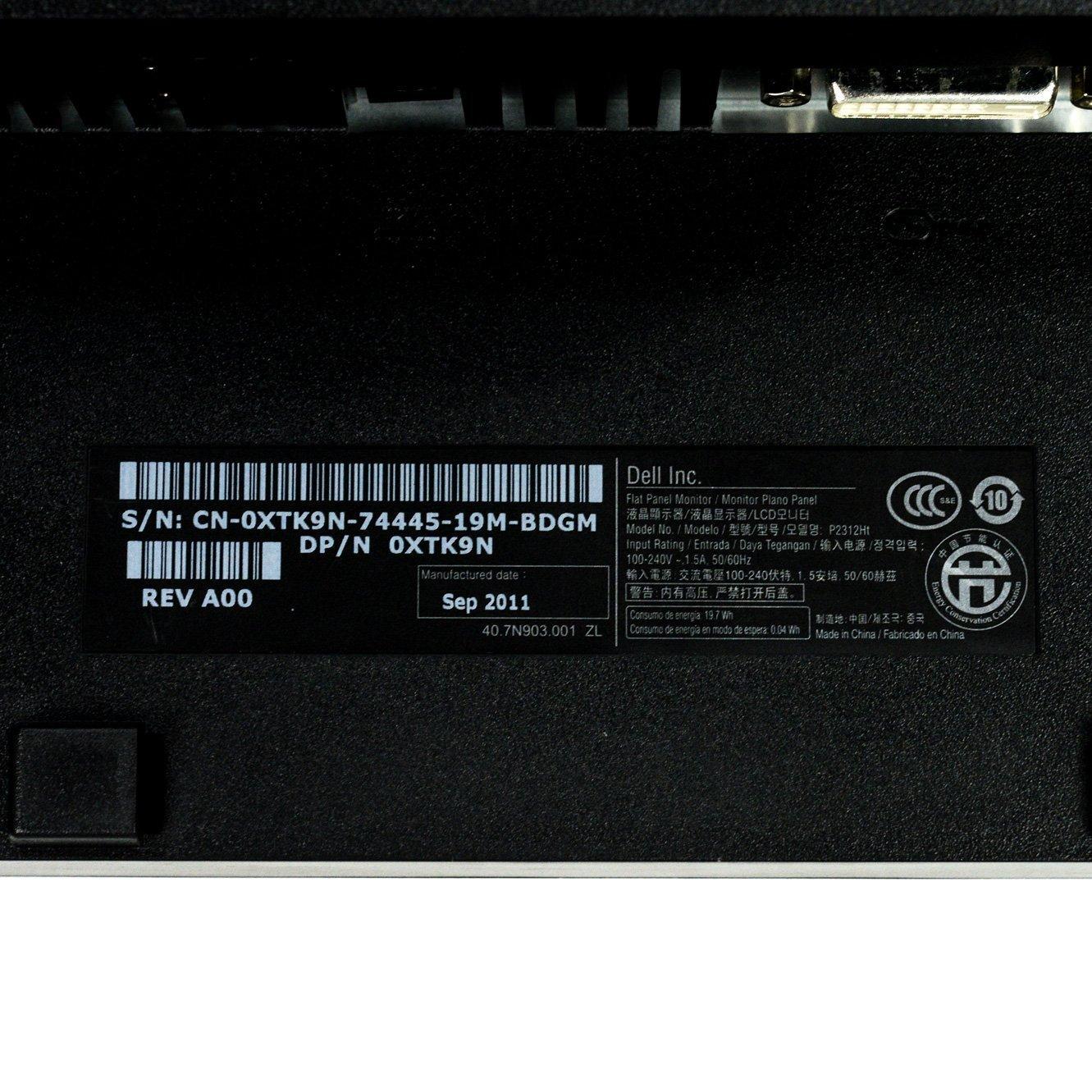 Dell Dell Professional P2312H 23\' Monitor - Full HD LED Backlight (P2312HT) (Renewed)