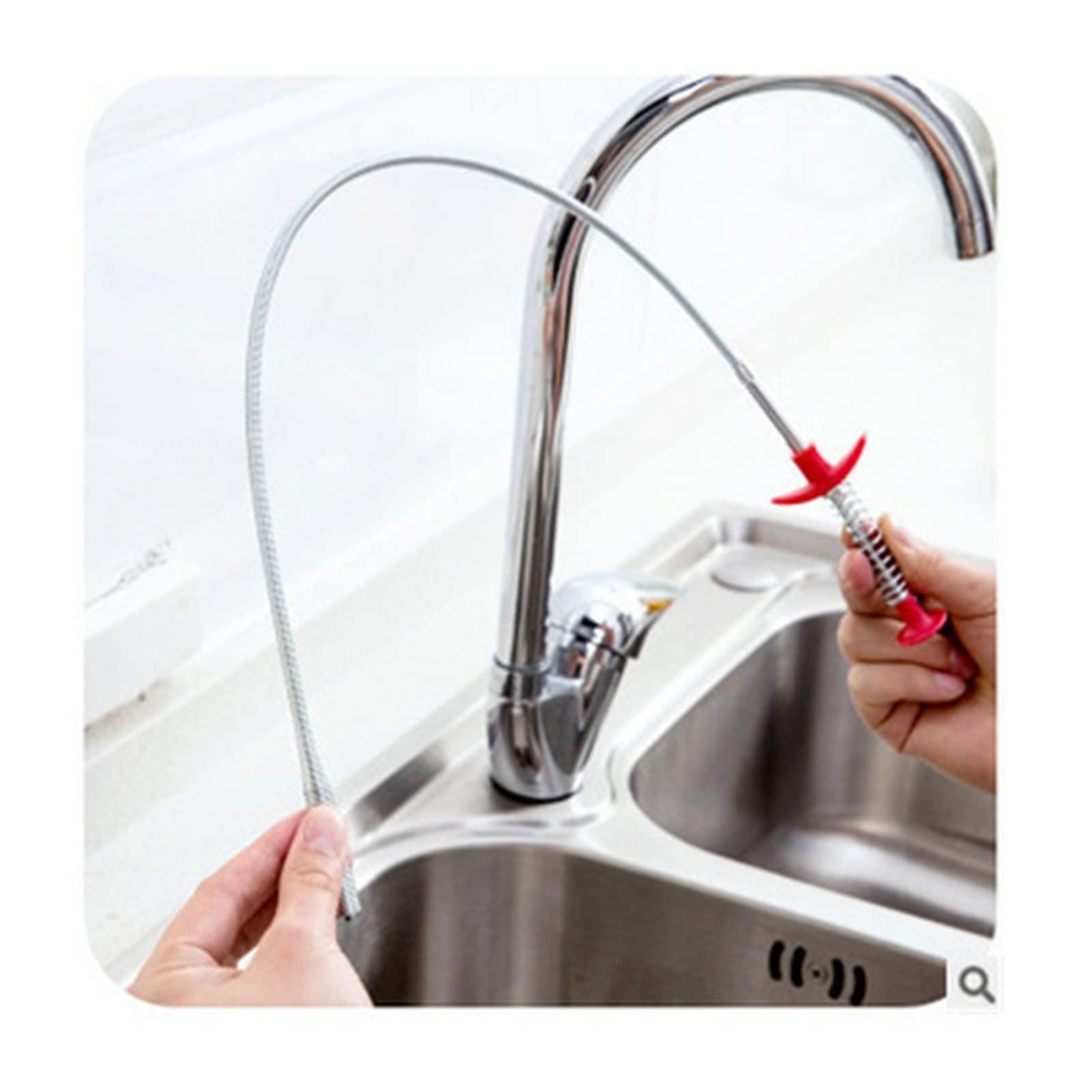 FHYTGBS FHYTGBS Spring Pipe Dredging Tools -Pipe Plunger Drain Unblocker Sticks Clog Remover Tools Household for Kitchen Sink Cleaner Accessories