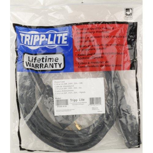 Tripp Lite Tripp Lite Heavy-Duty Power Cord for PDU and UPS 20A, 12AWG (IEC-320-C19 to NEMA L6-20P) 6-ft.(P040-006) Black