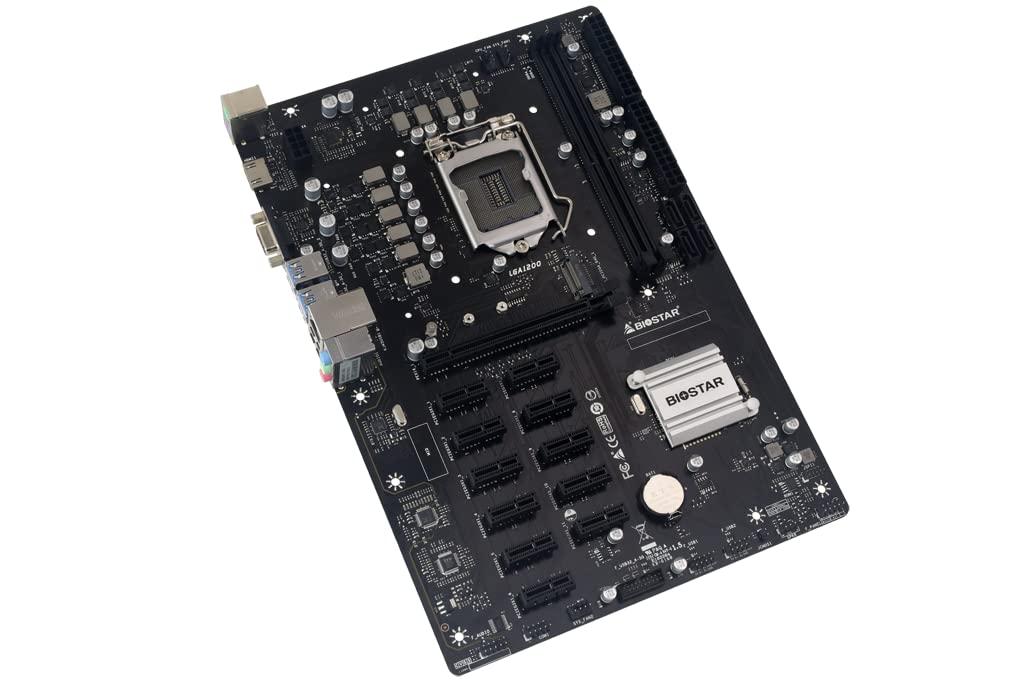 Biostar TB560-BTC PRO Core i7/i5/i3 (Intel 10th & 11th Gen) LGA 1200 Intel B560 12 GPU Support Mining Motherboard