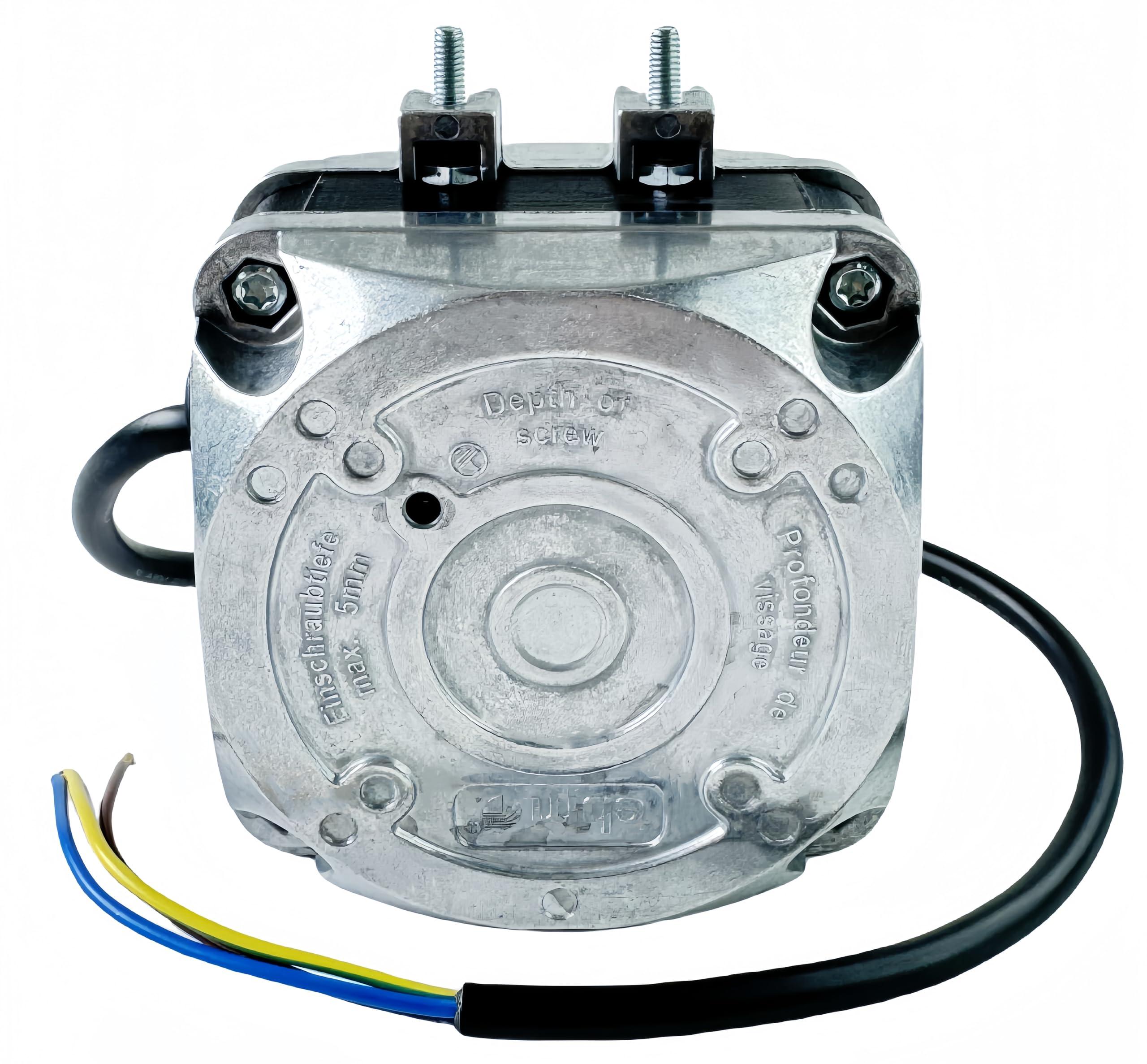 IXGPUTS for ebm-papst M4Q045-CA27-04 Freezer Condenser Fan Motor, 115V AC Fan Motor Compatible with Qideyipe,0.45/0.5A 50Hz/60Hz 1550RPM,Refrigerator Cover Pole Motor M4Q045-CA27-04