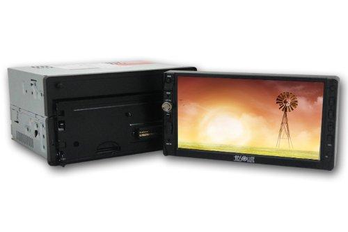 Absolute Absolute DD-3000ABT 7-Inch Double Din Multimedia DVD Player Receiver with Touch Screen System Display and Detachable Front Panel Built-in Bluetooth