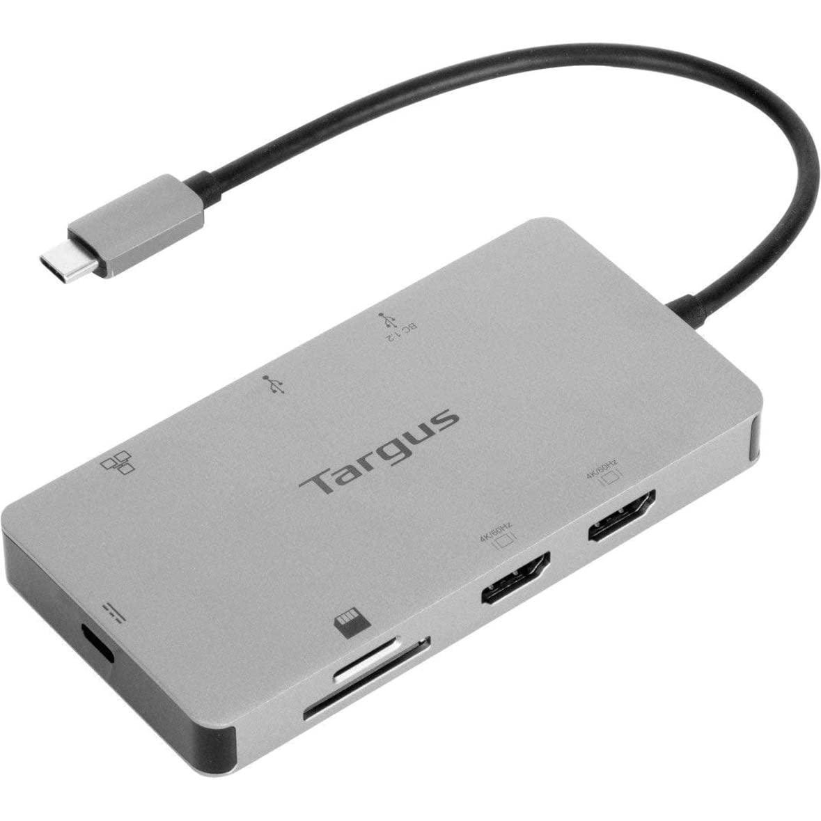 Targus Targus USB-C Dual HDMI 4K Docking Station with 100W PD Pass-Thru - Expand Your HDMI, USB, and Ethernet Connections On-The-Go (DOCK423TT)