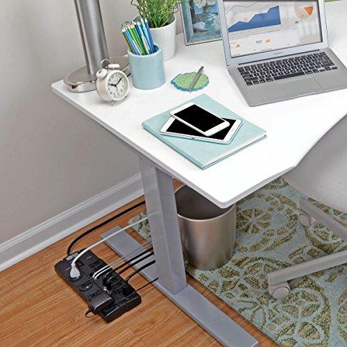 Tripp Lite Tripp Lite TLP1208TELTV 12 Outlet Surge Protector Power Strip, 8ft Cord, Right-Angle Plug, Tel/Modem/Coax Protection, RJ11, & Dollar 150,000 Insurance Black