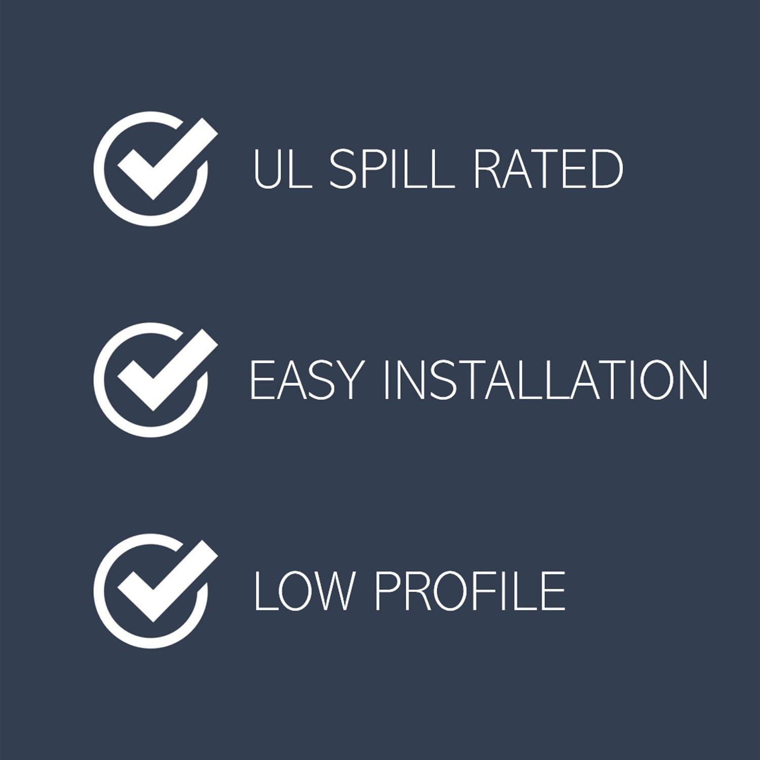 Wiremold Legrand Wiremold RFPCRUAUC-WH10 Round Furniture Power Center with USB, 1 Outlet, Type A/C USB, 10 Foot Cord, White