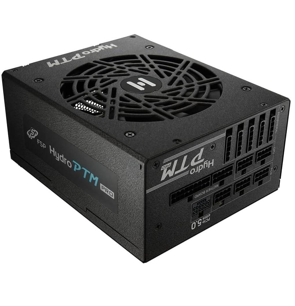 FSP FSP Hydro PTM PRO 1200W ATX 3.0 & PCIe 5.0 (GEN-5), 80 Plus Platinum Full Modular Power Supply Full-Bridge Topology Module Design 10 Years Warranty (HPT2-1200M, G5T)