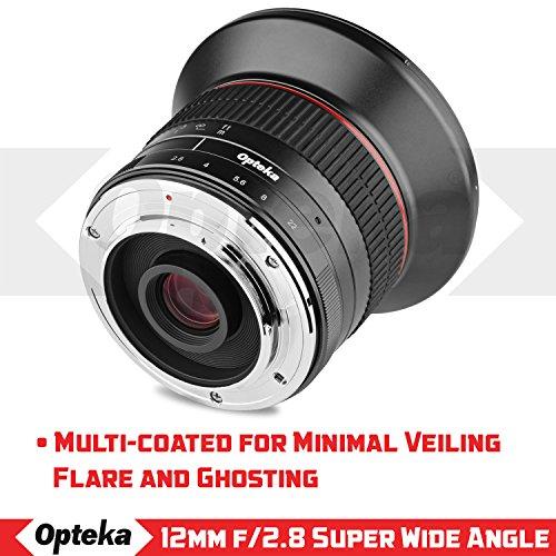 Opteka Opteka 12mm f/2.8 HD MC Manual Focus Wide Angle Lens for Panasonic Micro 4/3 Mount Digital Cameras